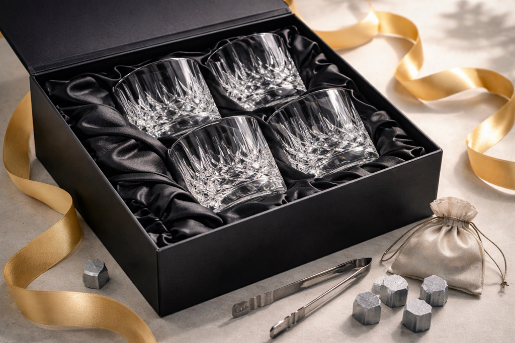 kryształowe szklanki do whisky na prezent
